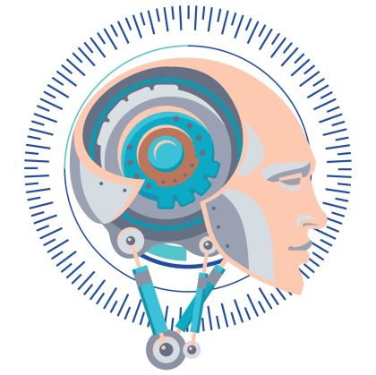 STEM Стикер, Роботика и кибер-физични системи, комплект I10, 150 cm, стикер 9