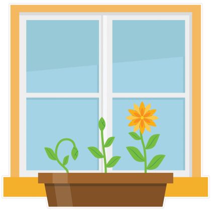 STEM Стикер, Природни науки - Биология, комплект F1, 150 cm, стикер 6