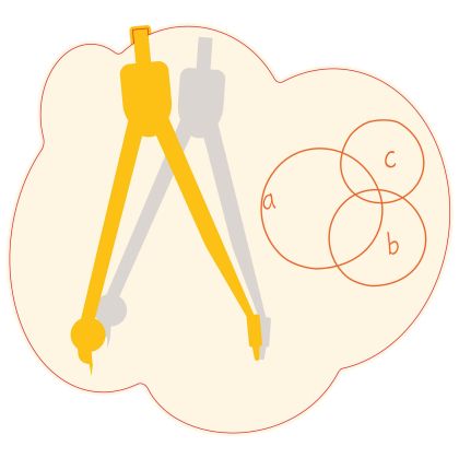 STEM Стикер, Математика и информатика - Математика, комплект D10, 150 cm, стикер 9