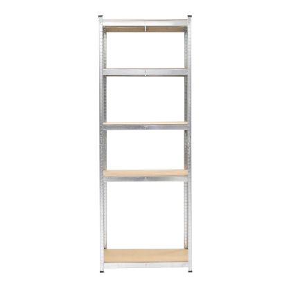 Стелаж RFG, метален, с 5 рафта, 800 х 400 х 2200 mm, MDF, до 200 kg