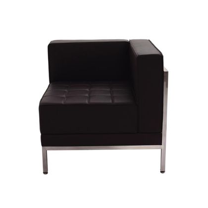 Ъглов модул RFG Neo, ляв, екокожа, 720 х 720 х 700 mm, черен