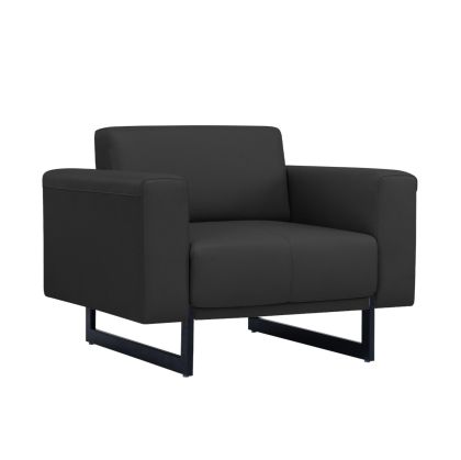 Фотьойл RFG Toledo, екокожа, метална основа, черен