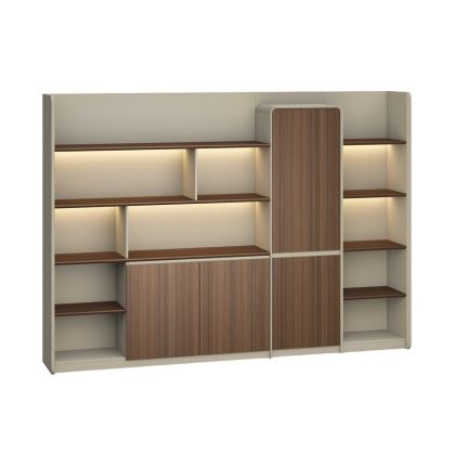 Шкаф RFG Savona, 2800 х 435 х 2000 mm, ПДЧ, дъб и сиво