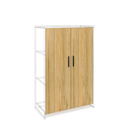 Врата RFG RV7 Monaco, 380 х 18 х 1110 mm, ПДЧ 18 mm, 2 броя в комплект, бряст