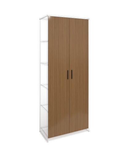 Врата RFG RV1 Parma, 380 х 18 х 1920 mm, ПДЧ 18 mm, 2 броя в комплект, орех