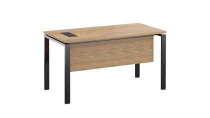 Бюро RFG Monaco, 1400 х 700 х 750 mm, ПДЧ 25 mm, плот бряст, черни метални крака