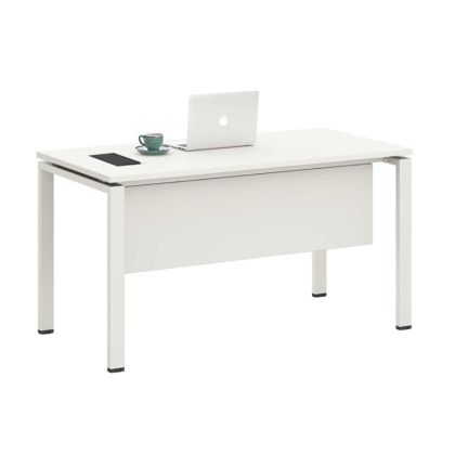 Бюро RFG Monaco, 1400 х 700 х 750 mm, ПДЧ 25 mm, метални крака, бяло