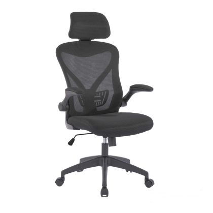 Директорски стол RFG Festo HB, дамаска и меш, Tilt механизъм, полипропиленова основа, до 120 kg, черен