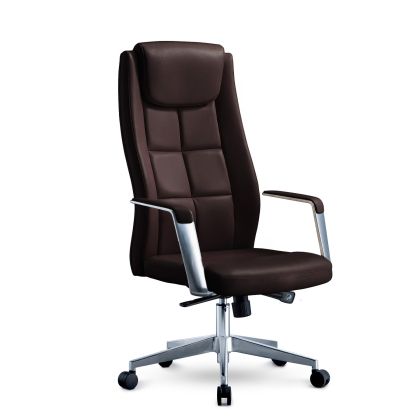 Директорски стол RFG BOGART HB, екокожа, до 150 kg, кафяв