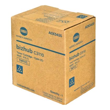 Оригинална тонер касета Minolta TNP51C, C3110, 5000 страници/5%, Cyan