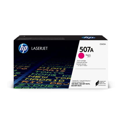 Оригинална тонер касета HP CE403A, 507A, 6000 страници/5%, Magenta