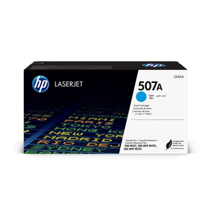 Оригинална тонер касета HP CE401A, 507A, 6000 страници/5%, Cyan