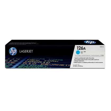 Оригинална тонер касета HP CP1025, 126A, 1000 страници/5%, Cyan
