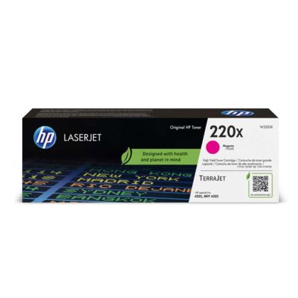 Оригинална тонер касета HP 220X, W2203X, LJ PRO 4202/4302, 5500 страници/5%, Magenta