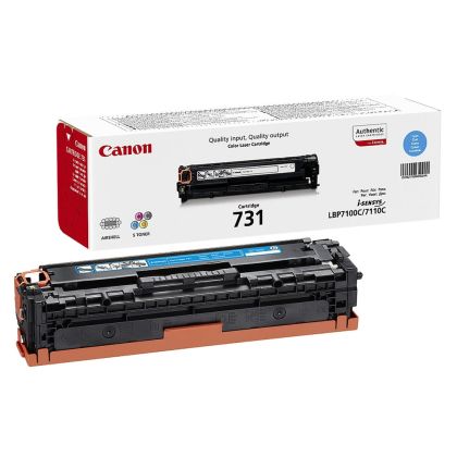 Оригинална тонер касета Canon CRG-731, 1500 страници/5%, Cyan