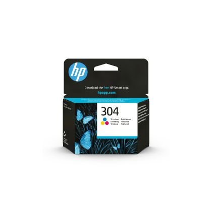 Оригинален патрон HP N9K05AE NO304, 100 страници/5%, Color
