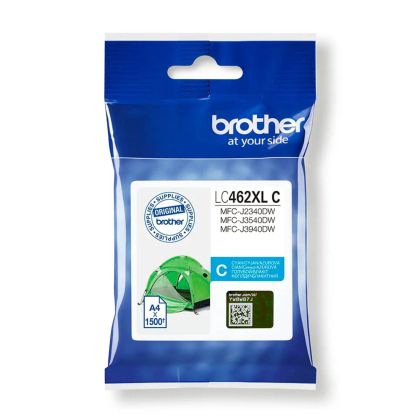 Оригинален патрон Brother LC462XLC, 1500 страници/5%, Cyan