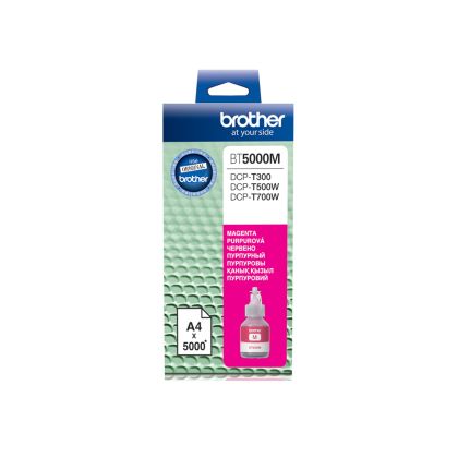 Оригинално мастило за принтер Brother BT-5000, 5000 страници/5%, Magenta