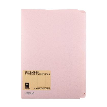 Sworld Папка Wheat Straw, А4, розова