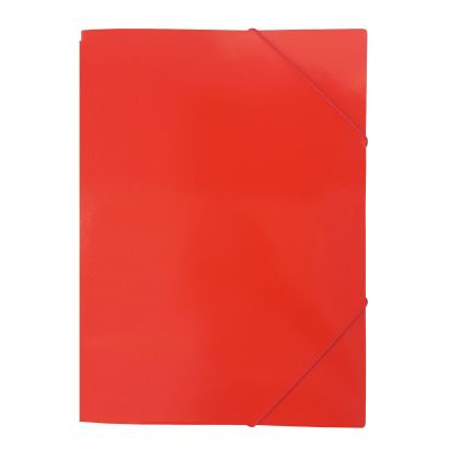 Папка, картонена, с ластик, UV лак, 235 х 325 mm, 350 g/m2, червена