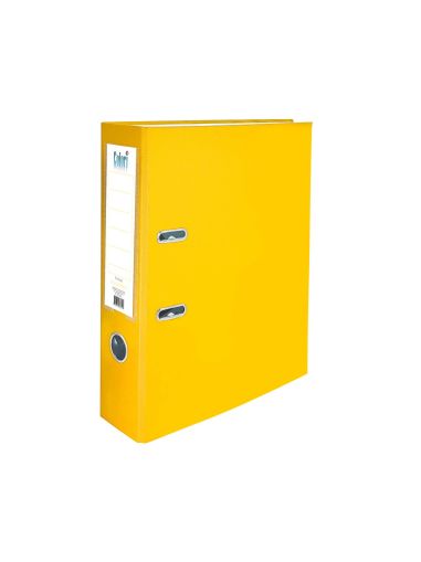 Colori Класьор, 8 cm, PP, несглобен, жълт, 50 броя