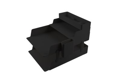 Sworld Хоризонтална поставка-органайзер, черна