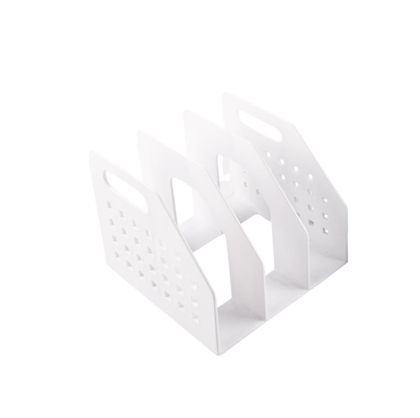 Sworld Вертикална поставка, тройна, бяла