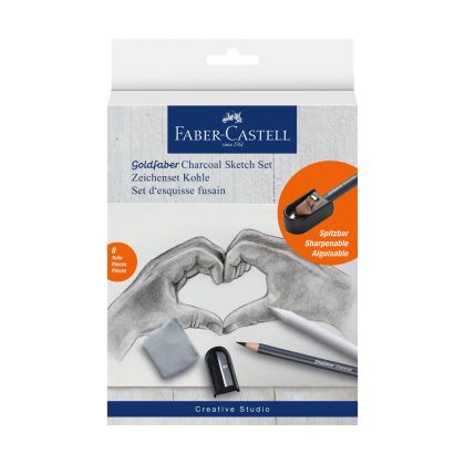 Faber-Castell Комплект въглени Goldfaber, 9 броя