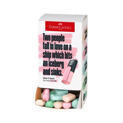 Faber-Castell Текст маркер TXTLNR, мини, пастелен, 60 броя