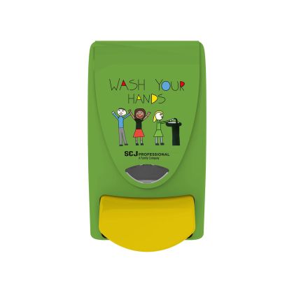 Диспенсър за сапун на пяна SCJohnson Kids Wash, зелен, 1 L