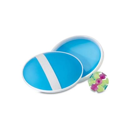 More Than Gifts Комплект за игра Catch & Play, с 2 пада и топче, син