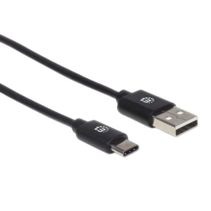 Кабел Manhattan, USB A/USB C, 50 cm, USB Type-A, USB Type-C