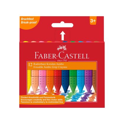 Faber-Castell Пастели Jumbo Grip, 12 цвята