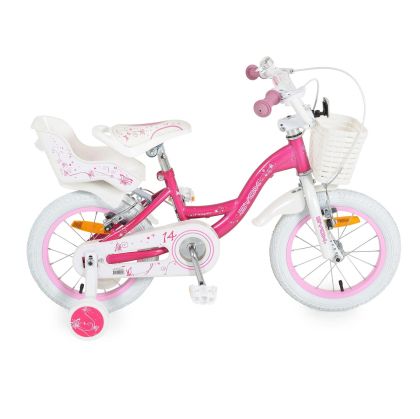 Byox Велосипед Flower, 14'', детски, розов