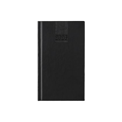 Календар-бележник Поло, седмичник, 9 x 16 cm, черен