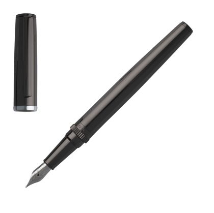 Hugo Boss Писалка Gear Metal, в кутия, тъмнозелена