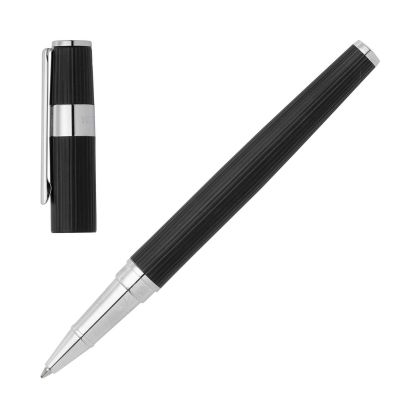 Hugo Boss Ролер Gear Pinstripe, в кутия, черно-сребрист