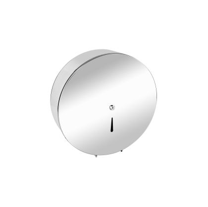 Диспенсър за тоалетна хартия Dayco Jumbo, диаметър 22 х 12 cm, инокс