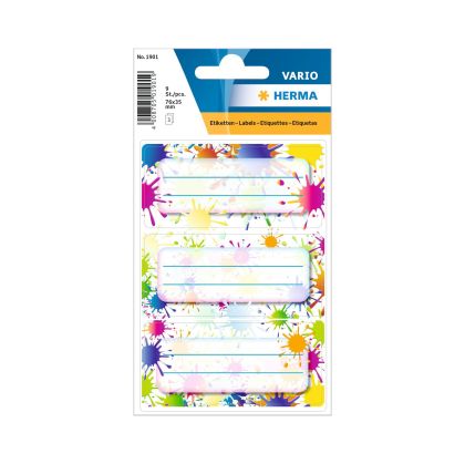 Herma Самозалепващи се етикети Цветни балони, 9 броя