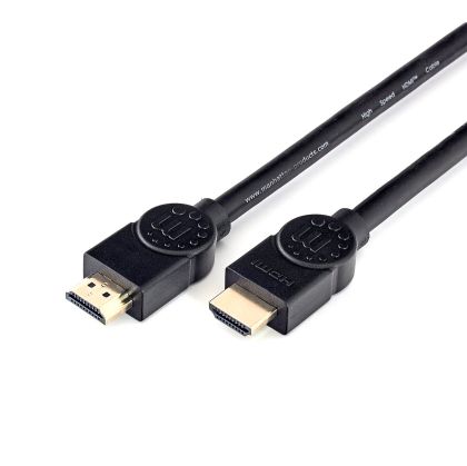 Кабел Manhattan, HDMI Male/HDMI Male, с Ethernet, 2 m, Micro HDMI
