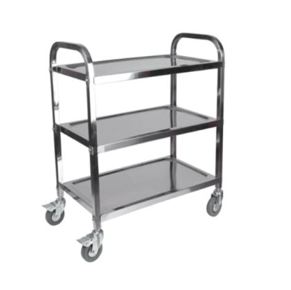 Количка за сервиране Office 1, 3 нива, метална, 86.5 х 45 х 89.5 cm