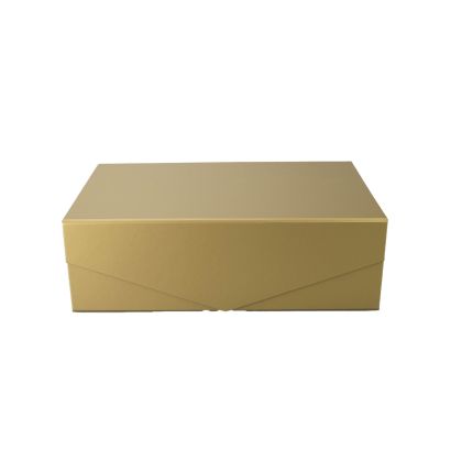 Office 1 Кутия Matt, с магнитно затваряне, сгъваема, 31 х 20 х 10 cm, златиста