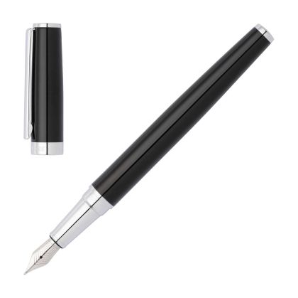 Hugo Boss Писалка Gear Icon, в кутия, черна