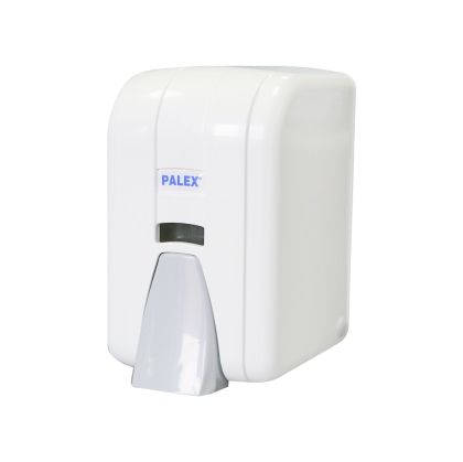 Диспенсър за течен сапун Palex Profi, 600 ml, бял, abs, 10 х 9.5 х 12.5 cm
