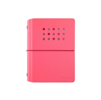 Sworld Тефтер ME, А6, с 6 ринга, ластик, бели листове, 40 листа, червен