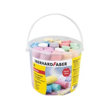 Eberhard Faber Тебешири, блестящи, 8 цвята, 20 броя