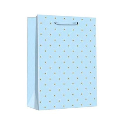 Подаръчна торбичка, 26 х 32 х 12 cm, светлосиня