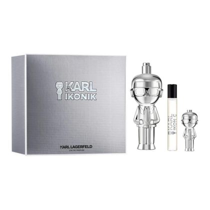 Karl Lagerfeld Парфюм Ikonik, Eau de parfum, мъжки, комплект от 100, 7.5 и 4.5 ml