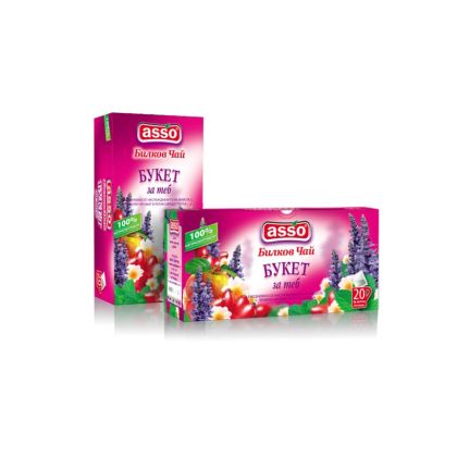 Asso Чай ''Букет'', билков, 20 броя