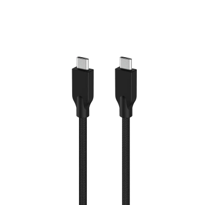 Кабел за бързо зареждане Genius ACC-C2CC, USB Type-C към USB Type-C, 150 cm, черен